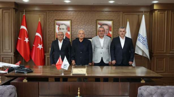 Belediye Başkanımız Cihan DEMİR, Ordu Büyükşehir Belediye Başkanı Dr. Mehmet Hilmi GÜLER'i Ziyaret etti.