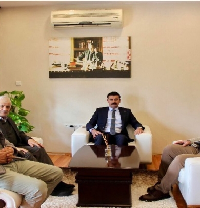 Başkan DEMİR'den İlçemizde Göreve Yeni Atanan Kaymakam ARSLAN'a Hayırlı Olsun Ziyareti.