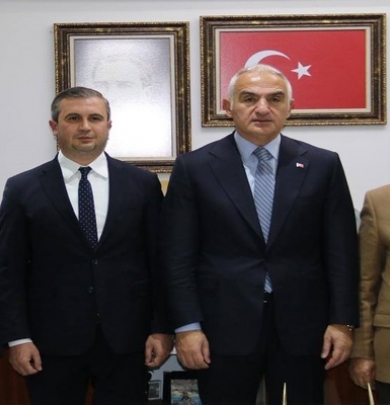 Belediye Başkanımız Cihan DEMİR, Kültür ve Turizm Bakanımız Sayın Mehmet Nuri ERSOY'un, gerçekleştirdiği programlara eşlik etti.