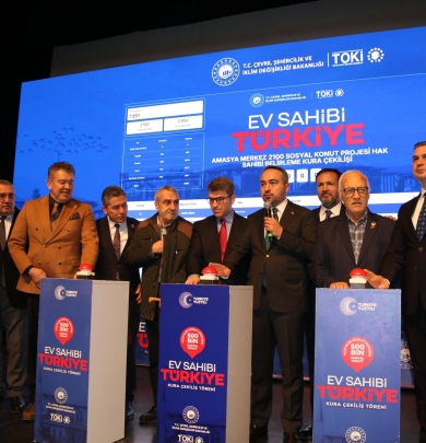 Belediye Başkanımız Cihan DEMİR, Yüzyılın Konut Projesi Amasya Kura Çekimi Proğramına katıldı.