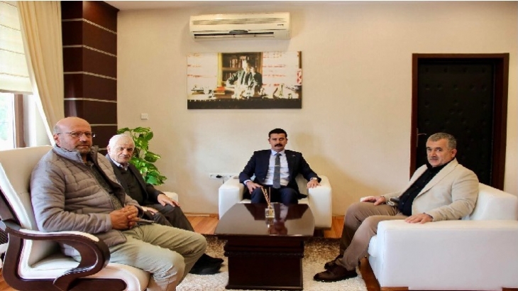 Başkan DEMİR'den İlçemizde Göreve Yeni Atanan Kaymakam ARSLAN'a Hayırlı Olsun Ziyareti.